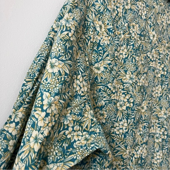 Reyn Spooner Joe Kealuha’s Vintage Floral Hawaiian Green Shirt aloha men’s small - Picture 13 of 13